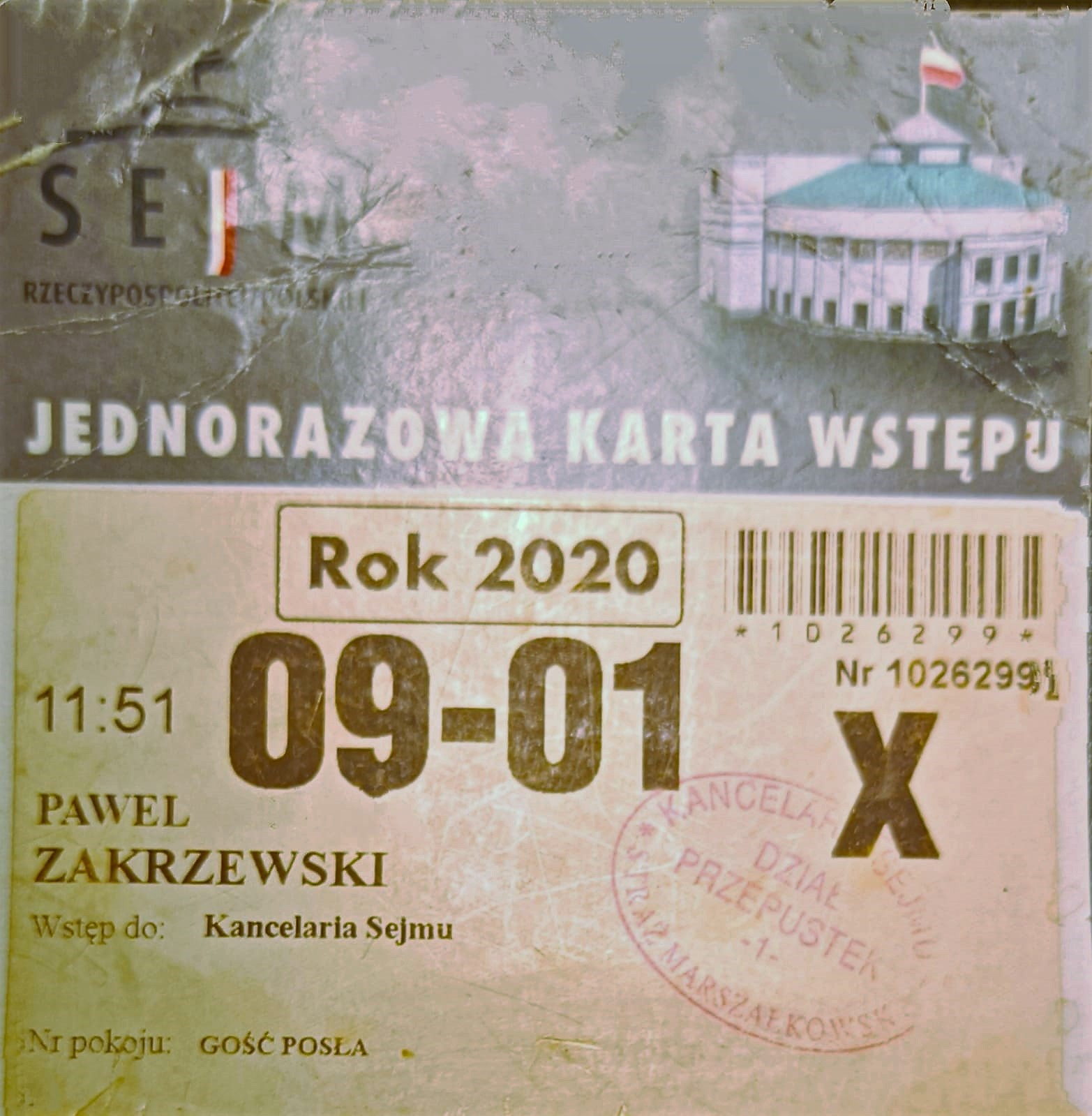 Karta wstępu - Paweł Zakrzewski